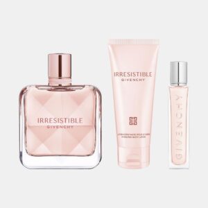 Coffret GIVENCHY-IRRESISTIBLE-Eau de Parfum80ml+lait de corps 75ml+Travel 12,5ml