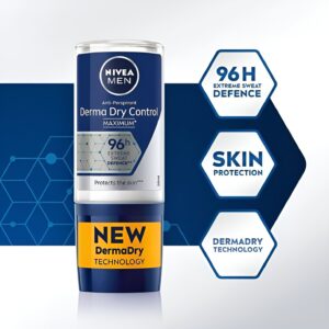 DÉODORANT-NIVEA- ANTI-TRANSPIRANT-DERMA DRY CONTROL 96H-50ml