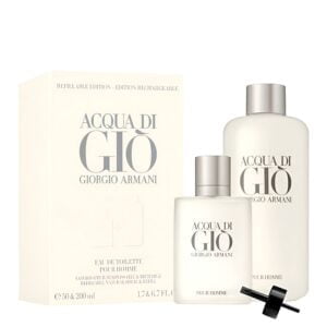 REFILLABLE EDITION-Giorgio Armani-Acqua di Gio-Eau de Toilette-200ml+50ml