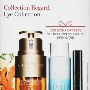 Coffret CLARINS-Collection regard-(Serum Eye/20ml+mascara/3ml+dissolvant/30ml)