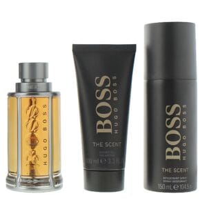 Coffret Hugo Boss-The Scent-Eau de Toilette-100ml+Gel douche100ml+Deodorant 150ml