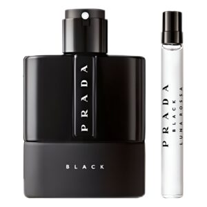 Coffret Prada-Luna Rossa Black-Eau de Parfum-100ml+10ml