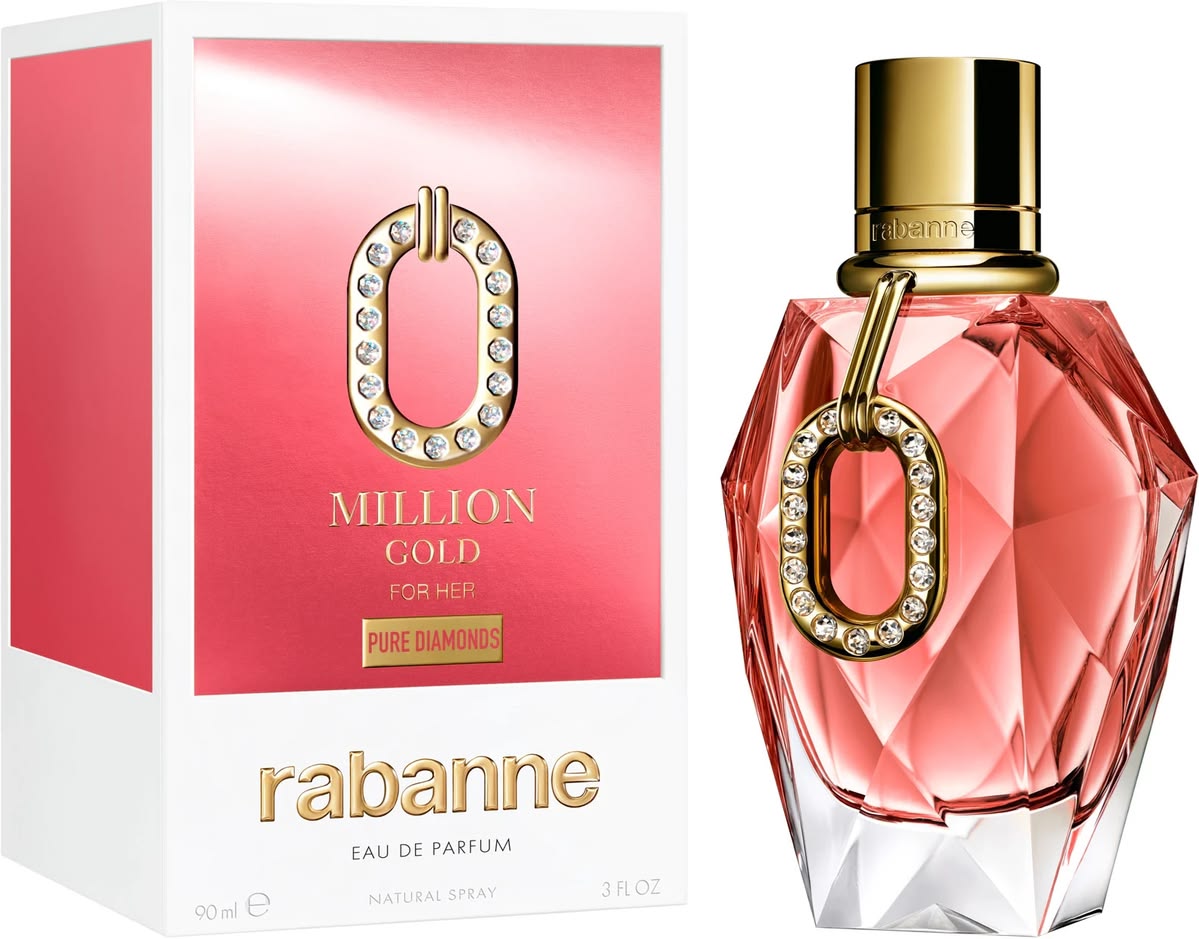 Rabanne 2026-Million Gold for Her-Pure Diamonds-Eau de Parfum-90ml