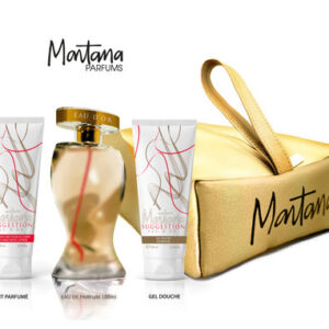 Coffret Montana-SUGGESTION-Eau de Parfum-100ml+Gel douche100ml+Lait Parfumée100ml(04 Pieces)