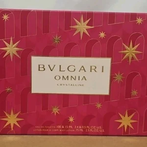 Coffret Bvlgari-Omnia-Crystalline-Eau de Toilette-100ml (03 Pieces)