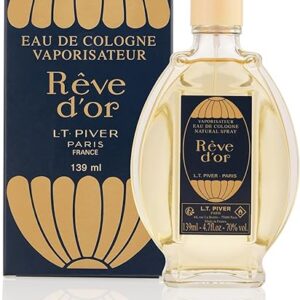 L.T. Piver (1889)-Rêve d'Or-Eau de Cologne Vaporisateur-139ml (Vintage)