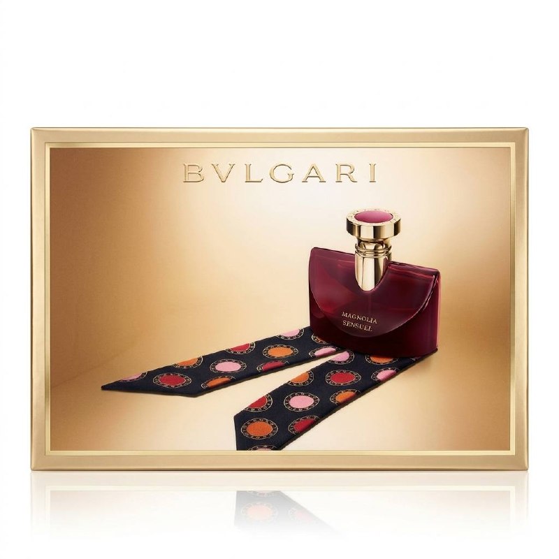 Coffret Bvlgari-Bvlgari Splendida Magnolia Sensuel-Eau de Parfum-100ml + Bandeau de Soie – Image 2