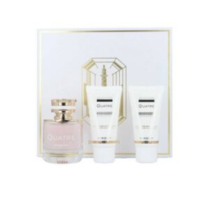 Boucheron-Quatre-Coffret Femme-Eau de Parfum 100 ml+Lait Corps 100 ml+Gel Douche 100 ml