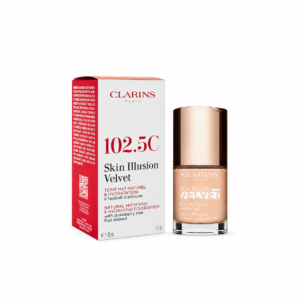 Clarins-Skin Illusion Velvet Natural Mattifying & Hydrating Foundation 102.5C-30ml
