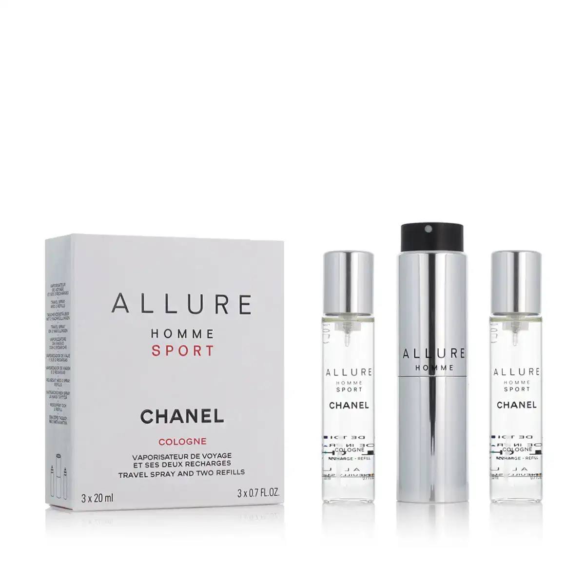 Coffret Chanel-Allure Homme Sport-Cologne-3*20ml (3 pièces)