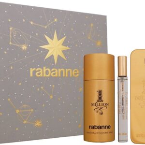 Coffret Rabanne-1 Million Elixir-Parfum Intense-100ml + Déodorant-150ml + Eau de Toilette-10ml (3 pièces)
