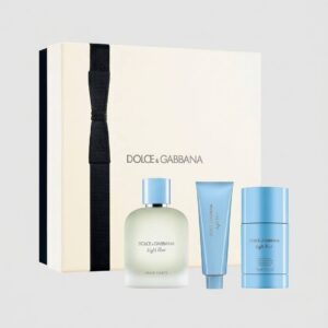 Coffret-Dolce & Gabbana-Light Blue-EDT-100ml + Gel Douche-50ml + Déodorant Stick-75g (3 pièces)
