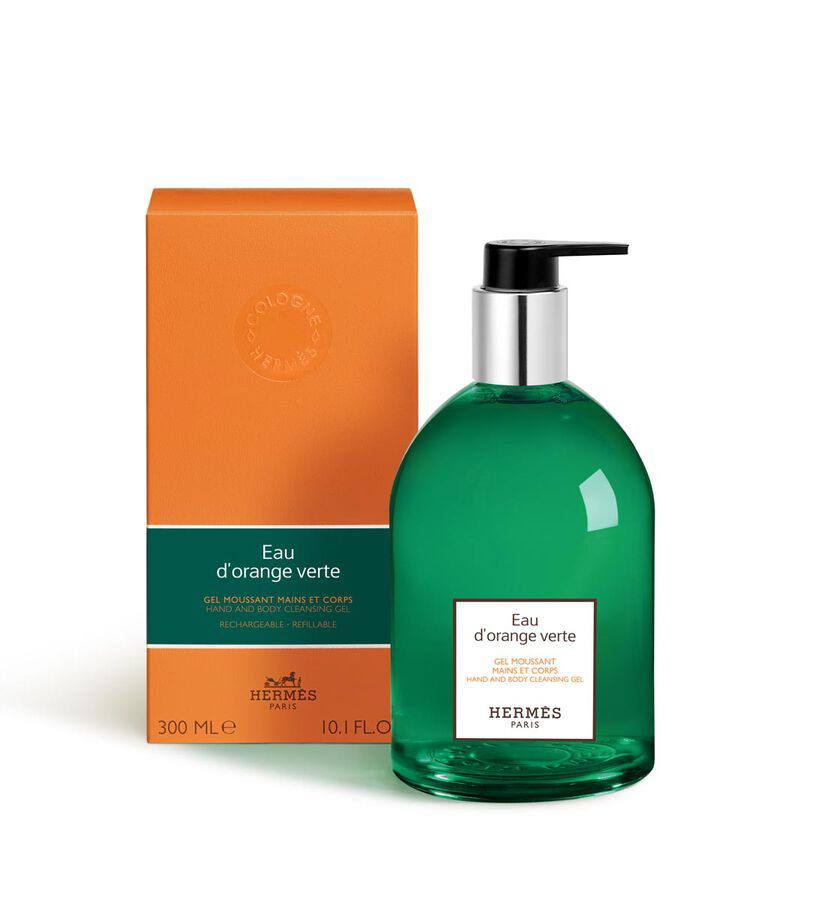 Hermès-Eau d’Orange Verte-Gel Moussant Mains et Corps-300ml