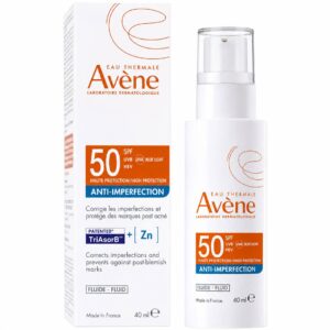 Avène-Soins solaires-Peaux sensibles FLUIDE ANTI-IMPERFECTION SPF50-40ml