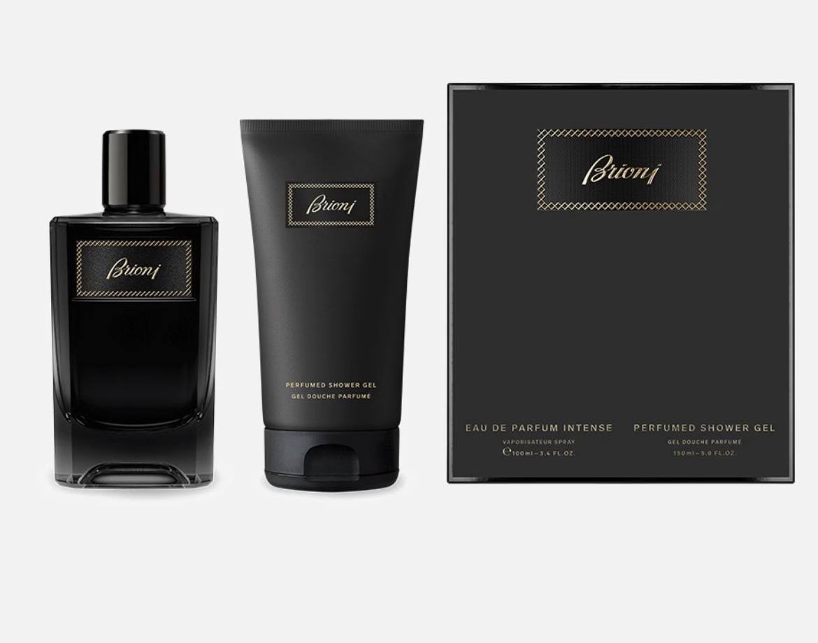 Coffrer Brioni-brioni-Eau de Parfum Intense-100ml + Gel Douche-150ml (2 pièces)