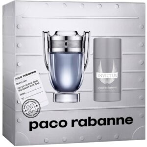 Coffret Rabanne-Invictus-Eau de Toilette-100ml + Deodorant Stick-75ml (2 pièces)