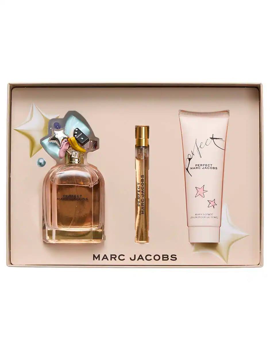 Coffret Marc Jacobs-Perfect-Eau de Parfum-100ml+10ml+Body Lotion-75ml (3 pièces) – Image 2