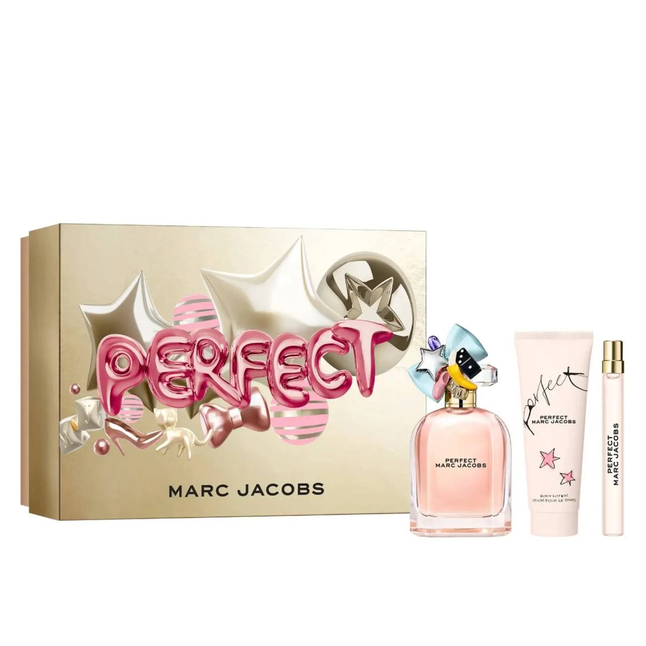 Coffret Marc Jacobs-Perfect-Eau de Parfum-100ml+10ml+Body Lotion-75ml (3 pièces)