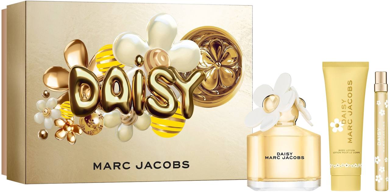 Coffret Marc Jacobs-Daisy-Eau de Toilette-100ml+10ml + Body Lotion-75ml (3 pièces)