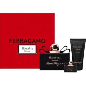 Coffret Salvatore Ferragamo-Signorina Misteriosa-Eau de Parfum-100ml+5ml + Body Lotion-50ml (3 Pièces)