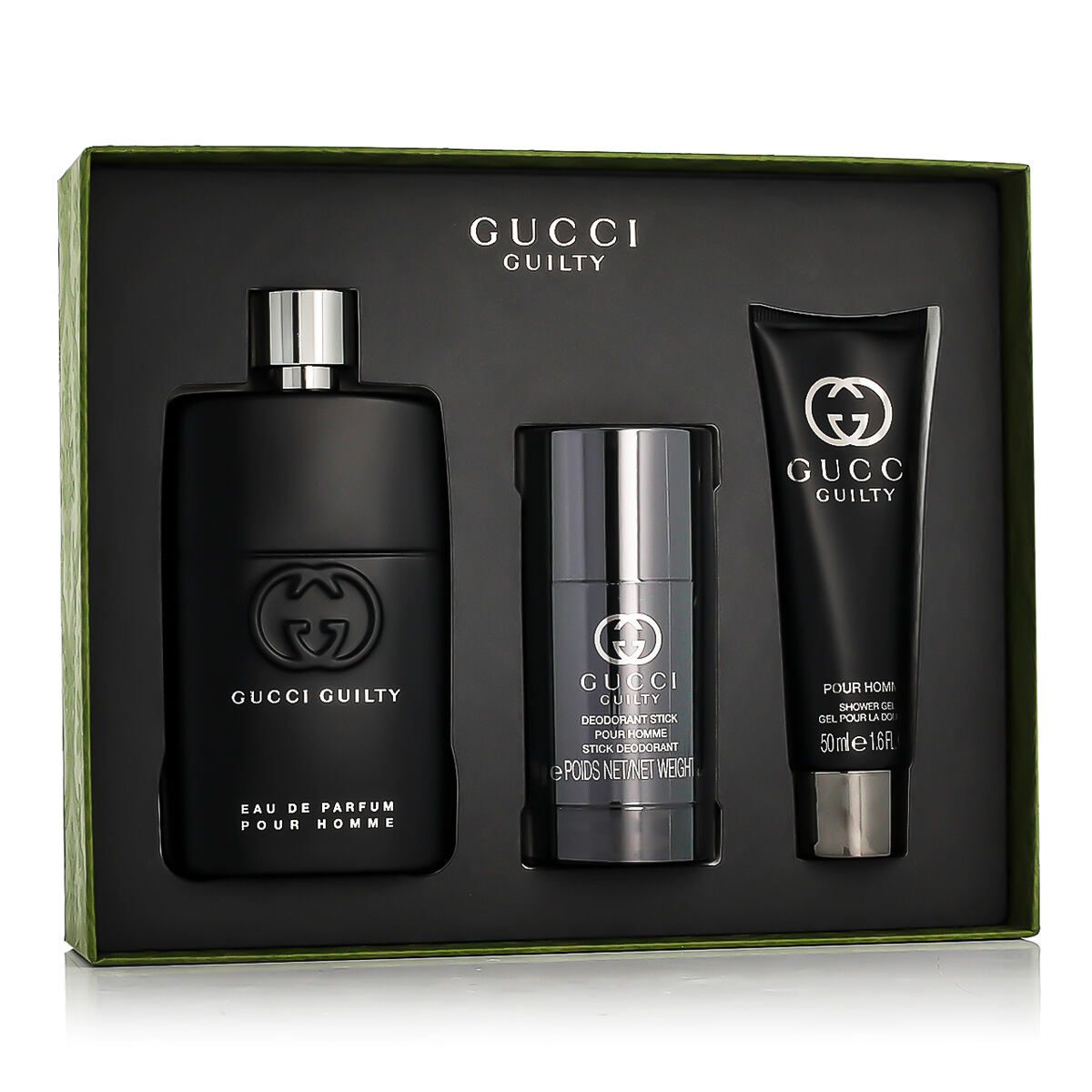 Coffret Gucci-Guilty-Eau de parfum-100ml (03 Pieces)