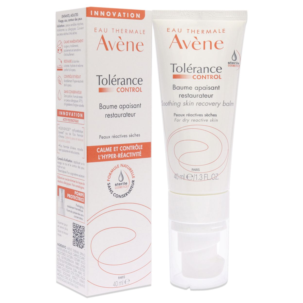 AVENE-TOLERANCE CONTROL-Crème apaisante restauratrice-40ml