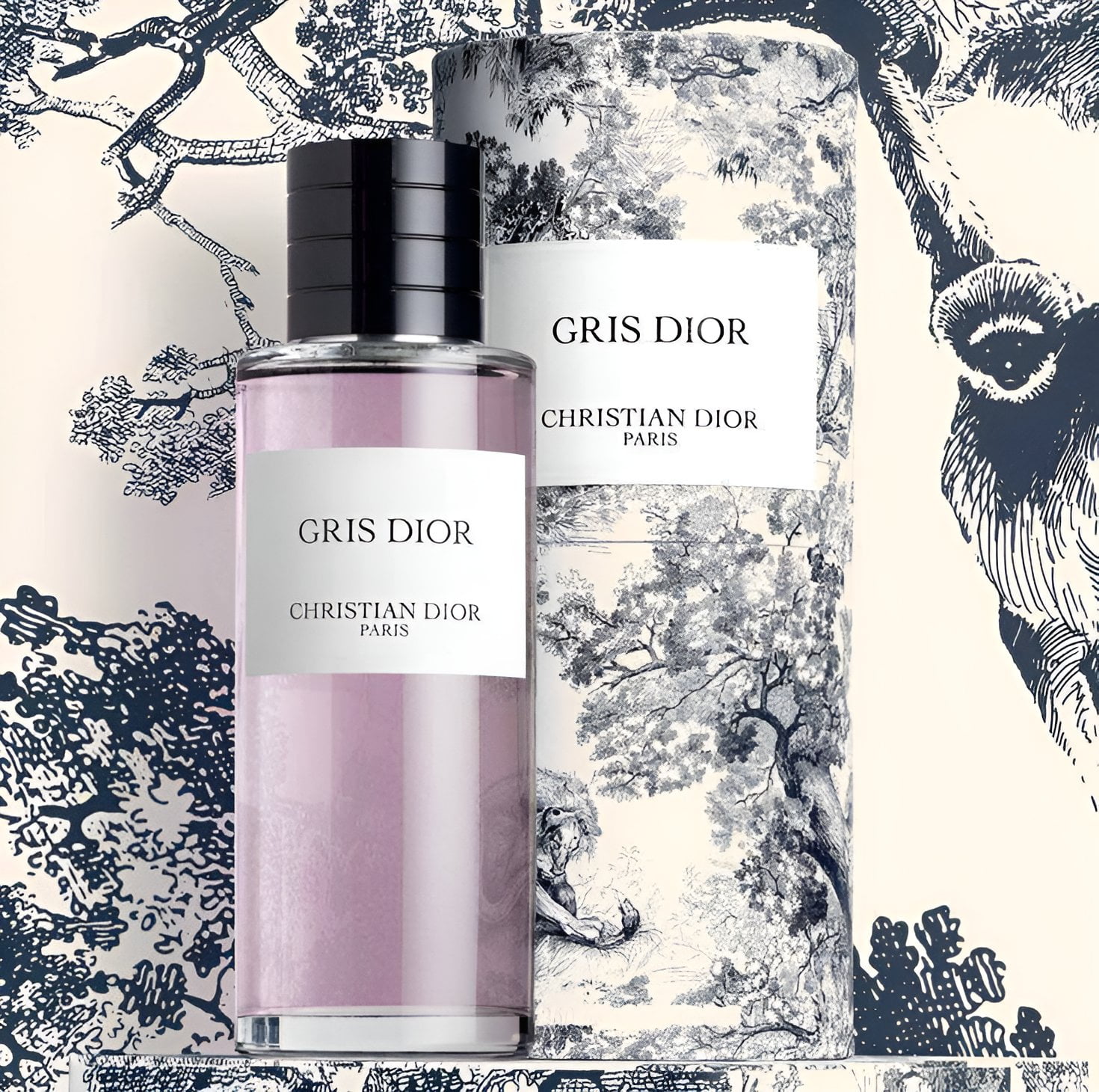 GRIS DIOR-Eau de parfum mixte-notes chyprées-250ml