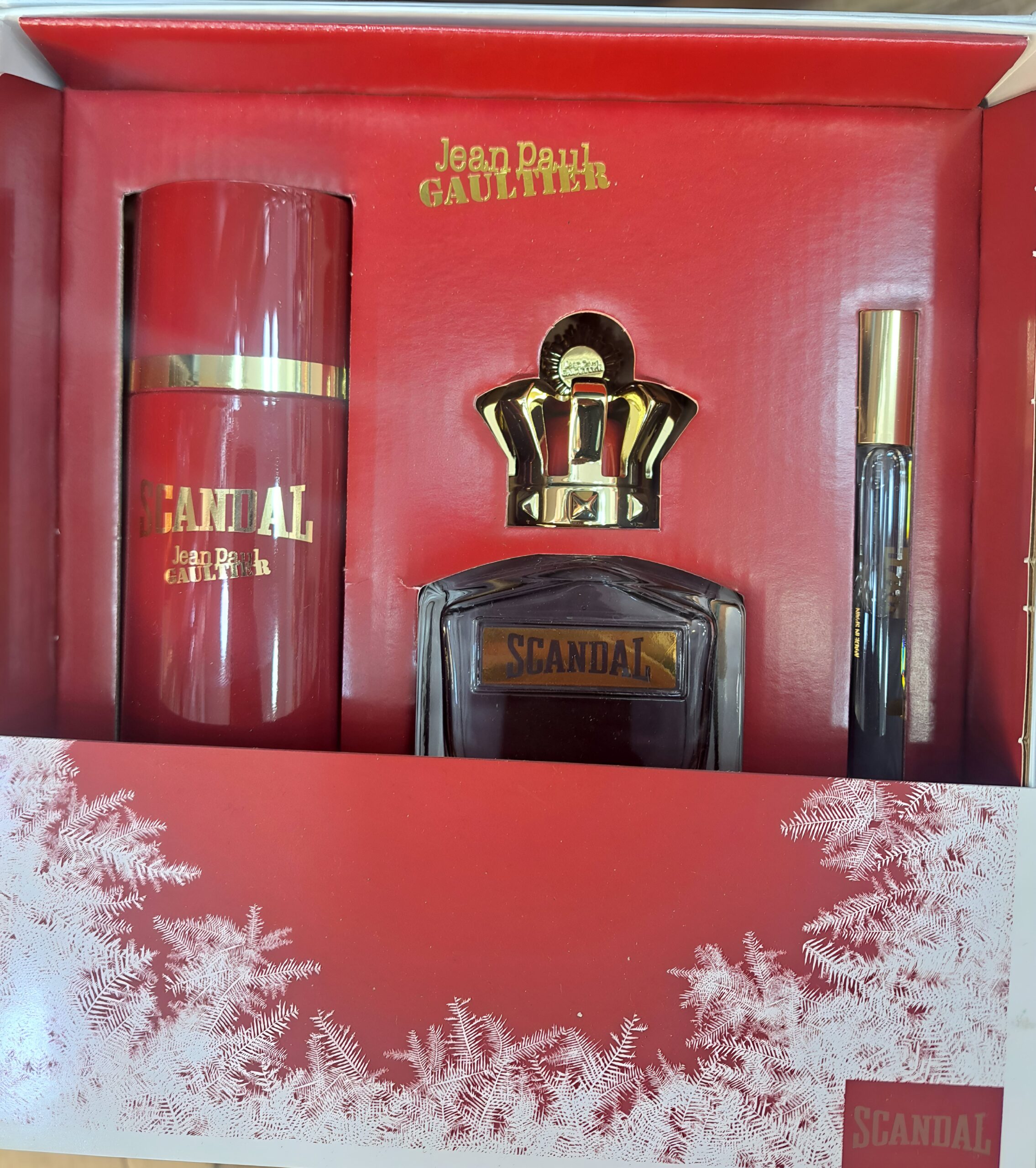 Coffret-Jean Paul Gaultier-L’Eau de Toilette Scandal-100Ml (03 produits)